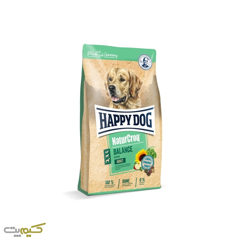 غذا خشک سگ هپی داگ نیچر کراک بالانس 1 کیلوگرم (زیپ کیپ)