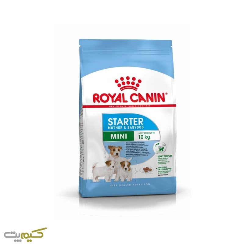 غذا خشک سگ رویال کنین مینی استارتر 4 کیلوگرم