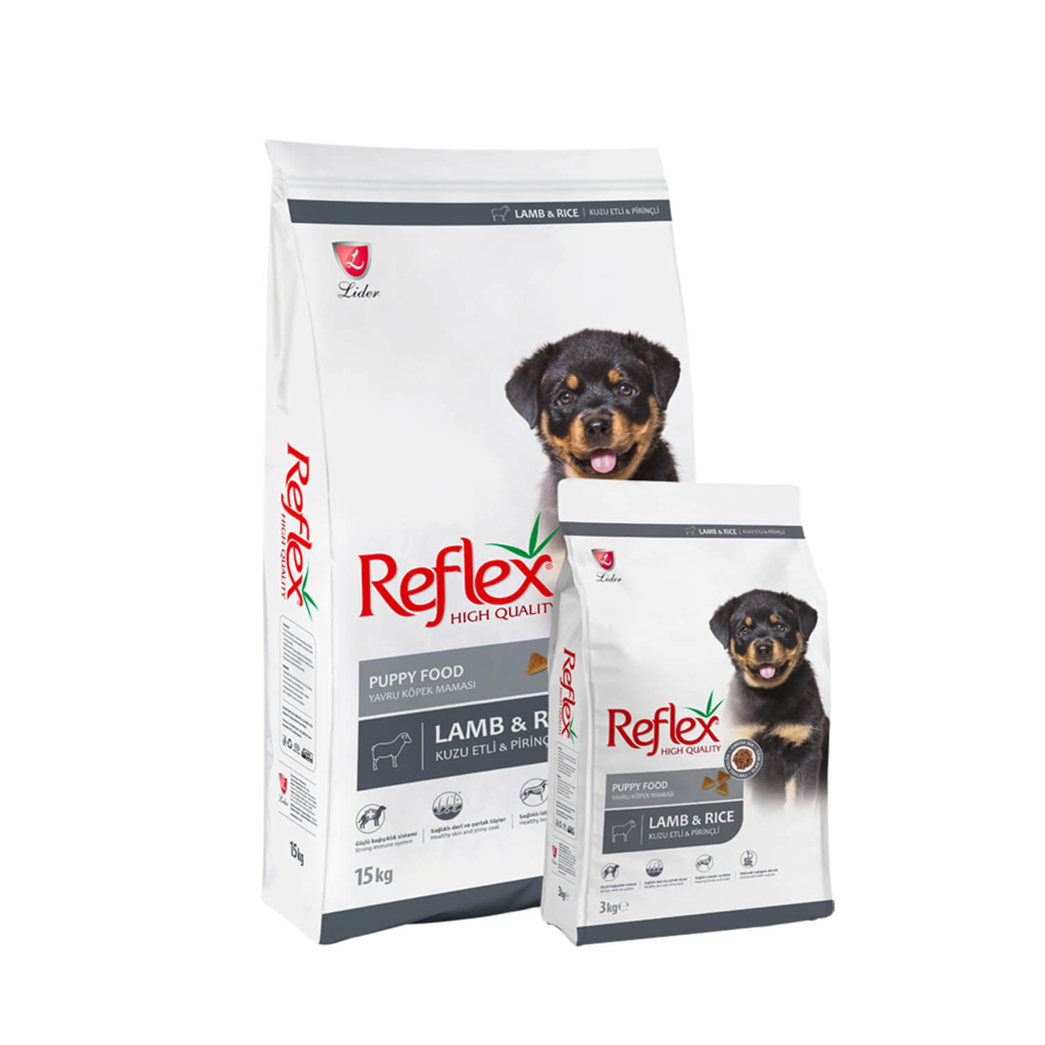 غذا خشک سگ رفلکس پاپی 1 کیلوگرم (زیپ کیپ)